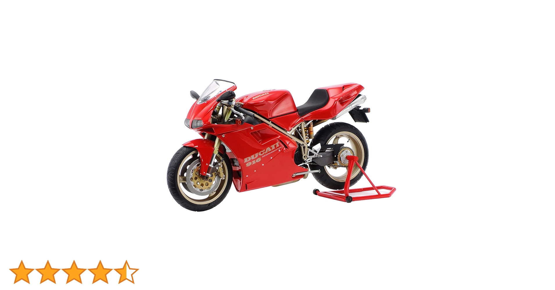 タミヤ★DUCATI916製作品★ Tamiya 1/12 Ducati 916 Motorcycle Model Kit [TAM14068